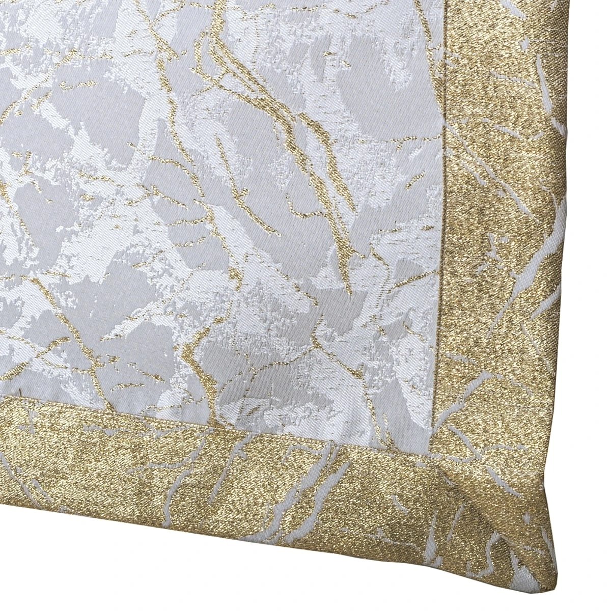 Złoty Bieżnik Plamoodporny z Metalizowaną Nitką – Marm