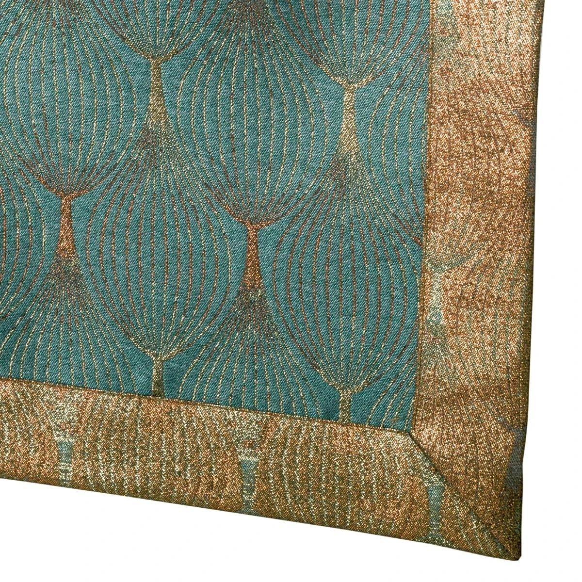 Bieżnik Plamoodporny Szmaragd i Miedź – Luksusowy Styl A