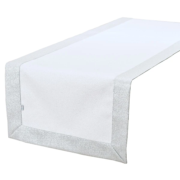 Bieżnik z mankietem plamoodporny Srebrny Błysk O5 LX-6477-