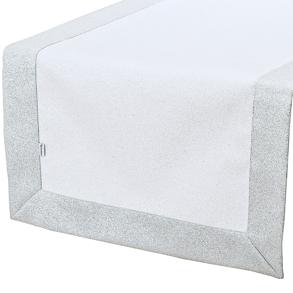 Bieżnik z mankietem plamoodporny Srebrny Błysk O5 LX-6477-