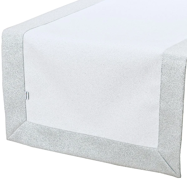 Bieżnik z mankietem plamoodporny Srebrny Błysk O5 LX-6477-