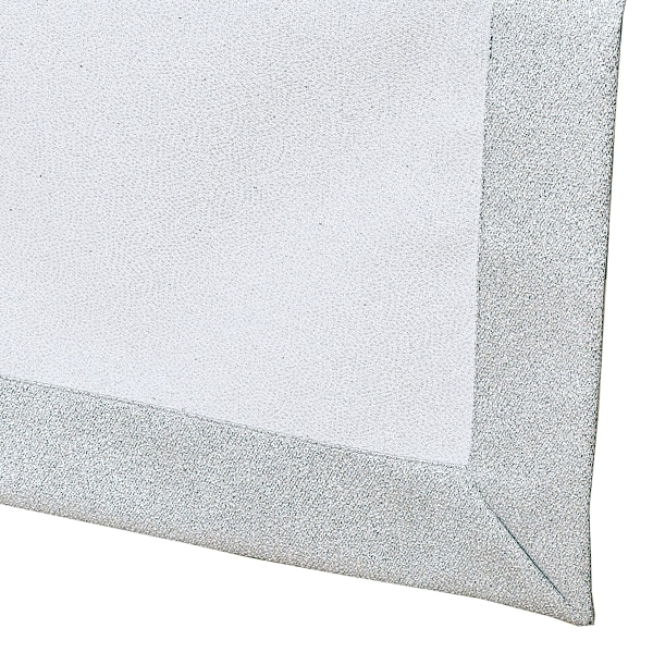 Bieżnik z mankietem plamoodporny Srebrny Błysk O5 LX-6477-