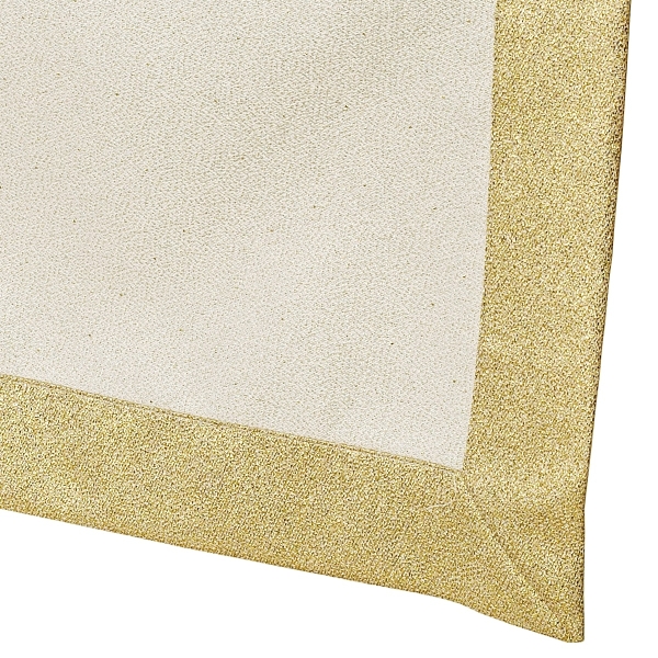 Bieżnik z mankietem plamoodporny Złoty Błysk O5 LX-6477-2