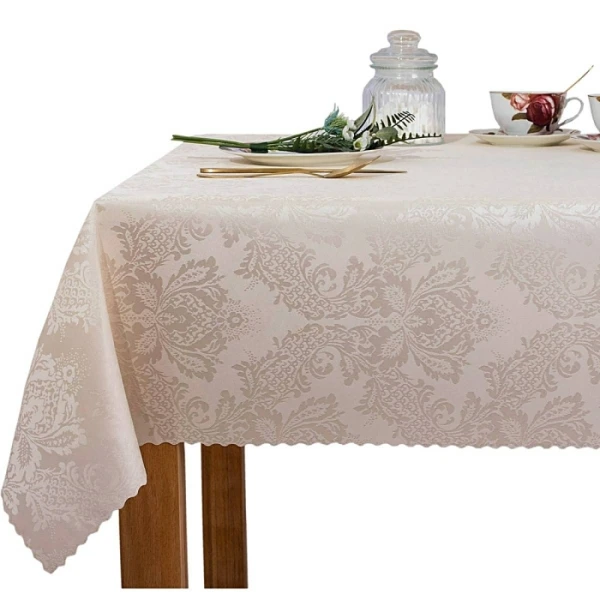 Wyprzedaż Obrus O1 JB4999 ecru 140x290cm oval