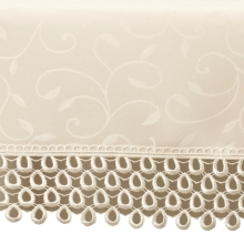 Obrus z gipiurą Dafne G0609 ecru 140x420cm