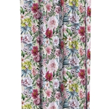 Zasłona w kwiaty na taśmie marszczącej Velvet Deco Druk 22601-1001