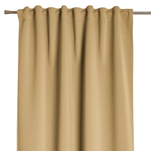 Zasłona zaciemniająca na taśmie marszczącej Blackout Uni 106 cappuccino 150x170 cm