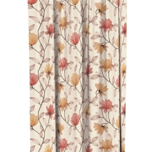 Zasłona w kwiaty na taśmie marszczącej Velvet Deco Druk 56183-1006