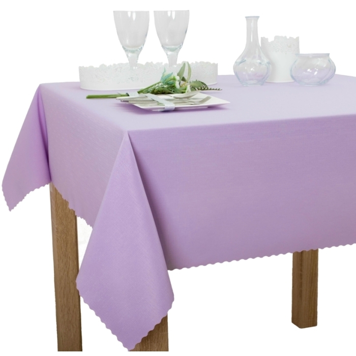 Obrus plamoodporny U2 Elbrus 3090 wrzosowy pastelowy ,  100x140 cm