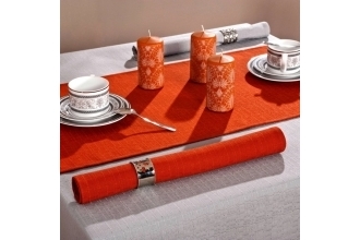 Obrus plamoodporny U3 VERA 1129 orange ,  130x130 cm