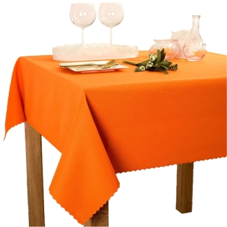 Obrus  plamoodporny U3 Elbrus 4312 pomarańczowy, 80x80 cm 