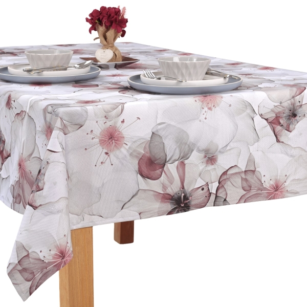 Obrus Plamoodporny - Pastelowe Kwiaty - Minos 22823-1004