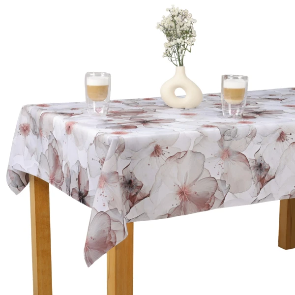 Obrus Plamoodporny - Pastelowe Kwiaty - Minos 22823-1004