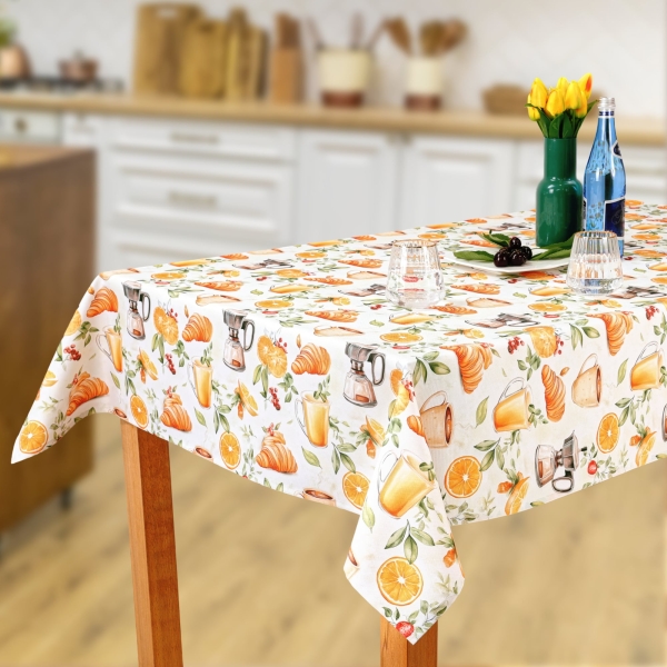 Obrus Plamoodporny Druk w Stylu Włoskim - Colazione Italian