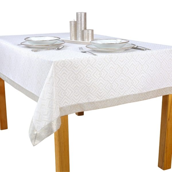 Obrus plamoodporny LZS-33210 srebrno-złoty