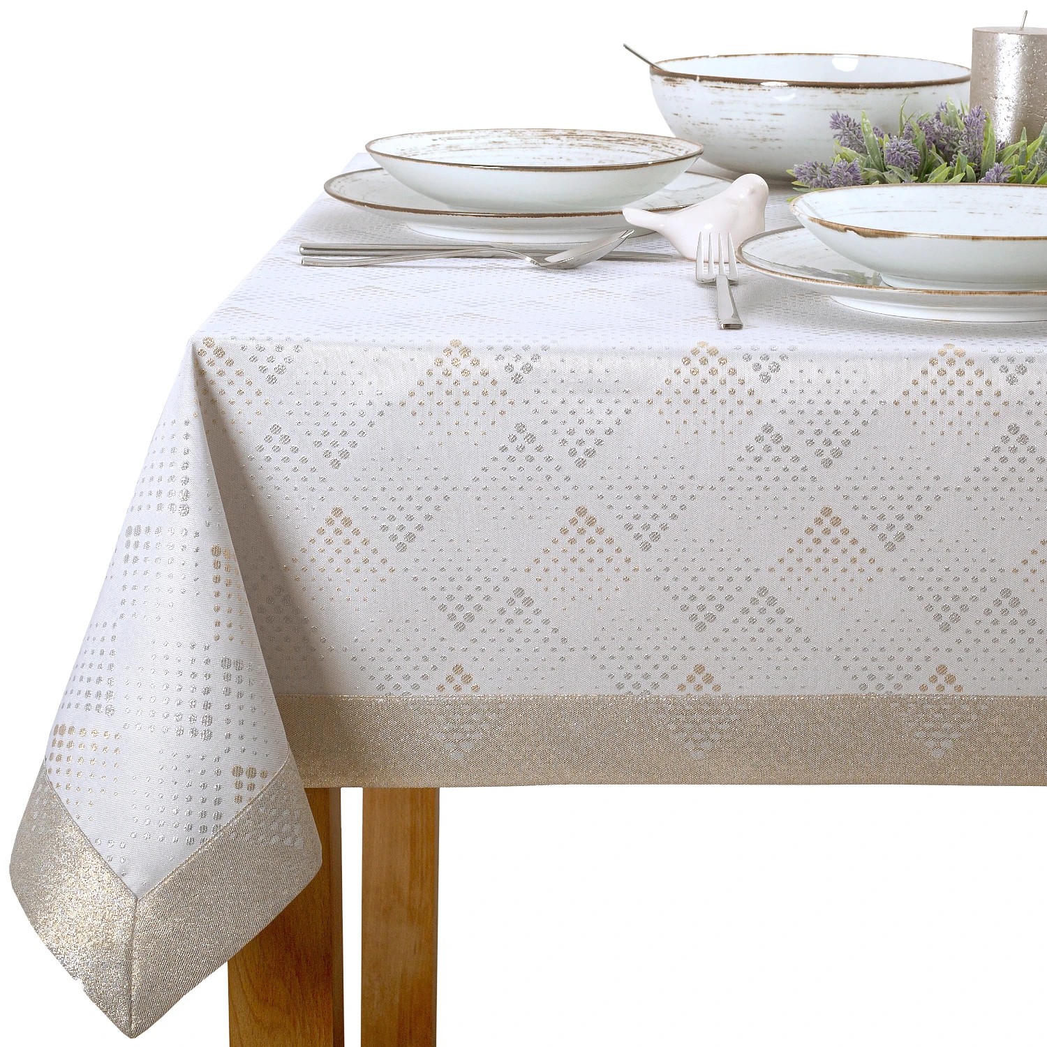 Obrus plamoodporny na wymiar - LZS-33209 Obrus plamoodporny na wymiar - LZS-33209