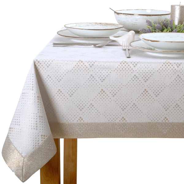 Obrus plamoodporny na wymiar - LZS-33209 Obrus plamoodporny na wymiar - LZS-33209