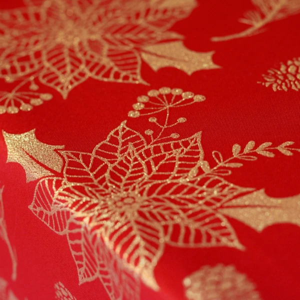 Obrus Świąteczny Bożonarodzeniowy LX-32888 czerwono-złot