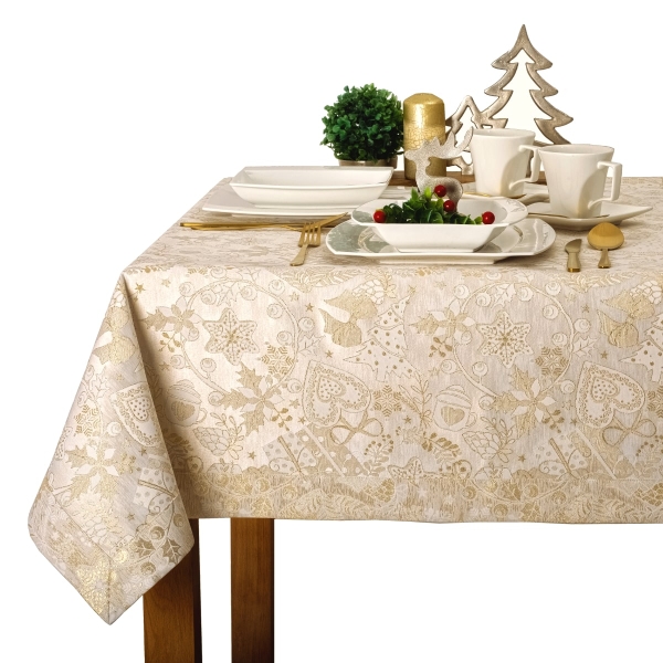 Obrus Świąteczny Bożonarodzeniowy Świąteczy Blask 6475-
