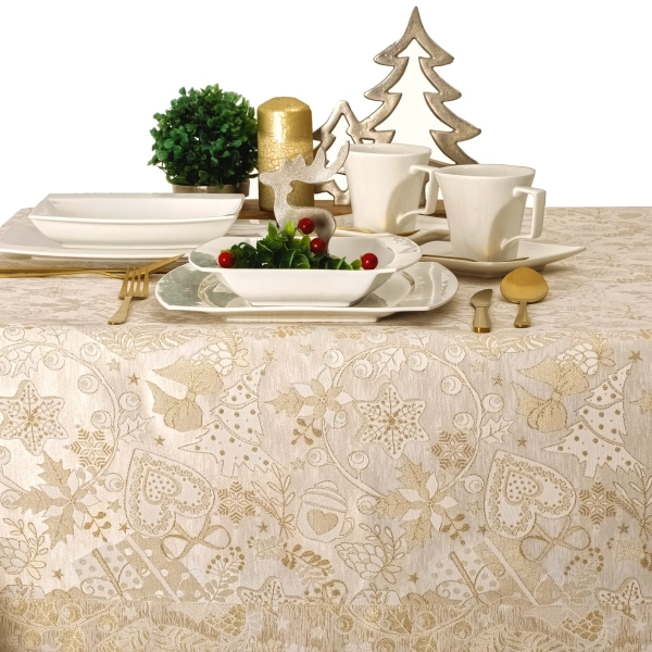 Obrus Świąteczny Bożonarodzeniowy Świąteczy Blask 6475-