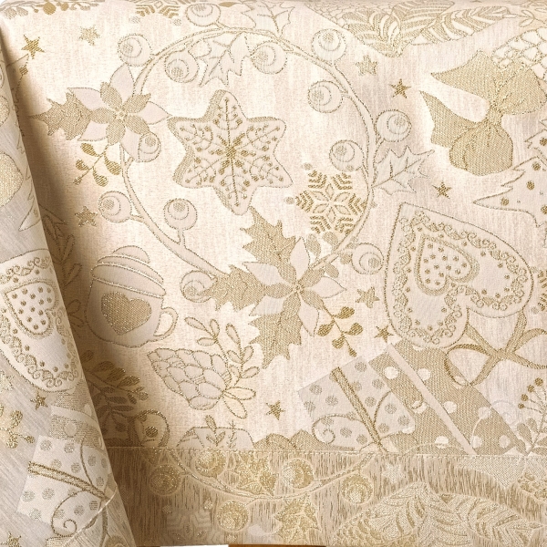 Obrus Świąteczny Bożonarodzeniowy Świąteczy Blask 6475-