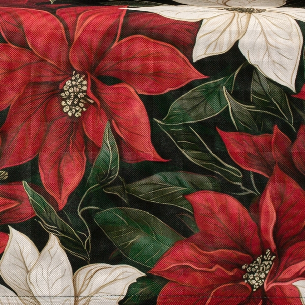 Obrus Świąteczny Bożonarodzeniowy Kwiat Gwiazdy - Minos 2