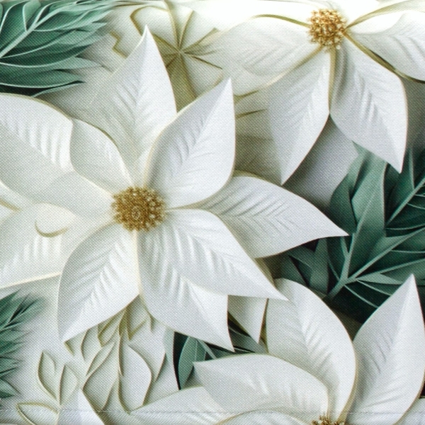 Obrus Świąteczny na Boże Narodzenie Biała Gwiazda Betlej