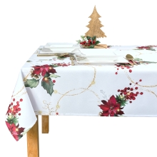Obrus Świąteczny na Boże Narodzenie Zimowa Elegancja - Minos 22991-1001