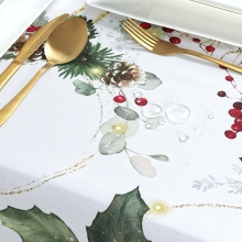 Obrus Świąteczny na Boże Narodzenie Zimowa Elegancja - Minos 22991-1001