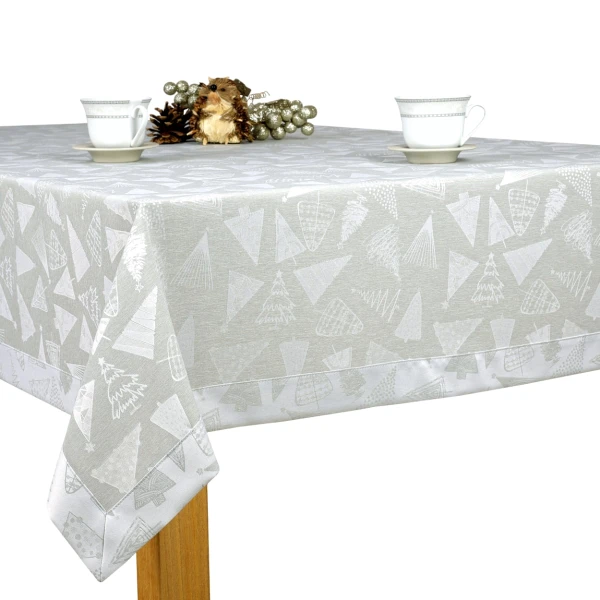 Obrus Świąteczny na Boże Narodzenie Zimowe Choinki - 6445