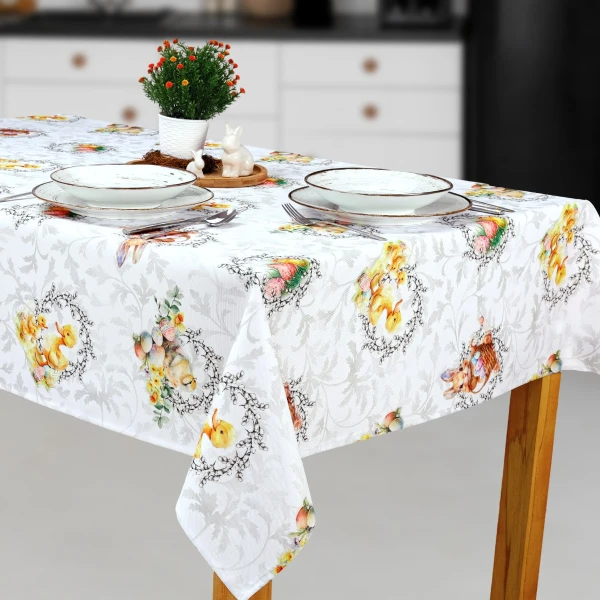 Obrus Wielkanocny Plamoodporny - Świąteczna Fantazja - DX-