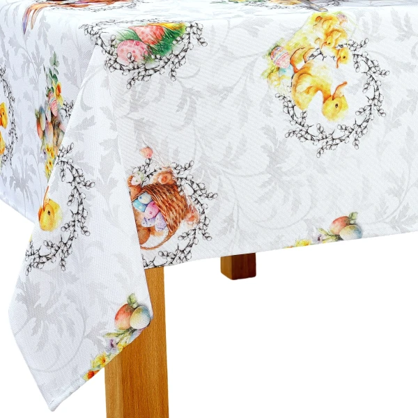 Obrus Wielkanocny Plamoodporny - Świąteczna Fantazja - DX-