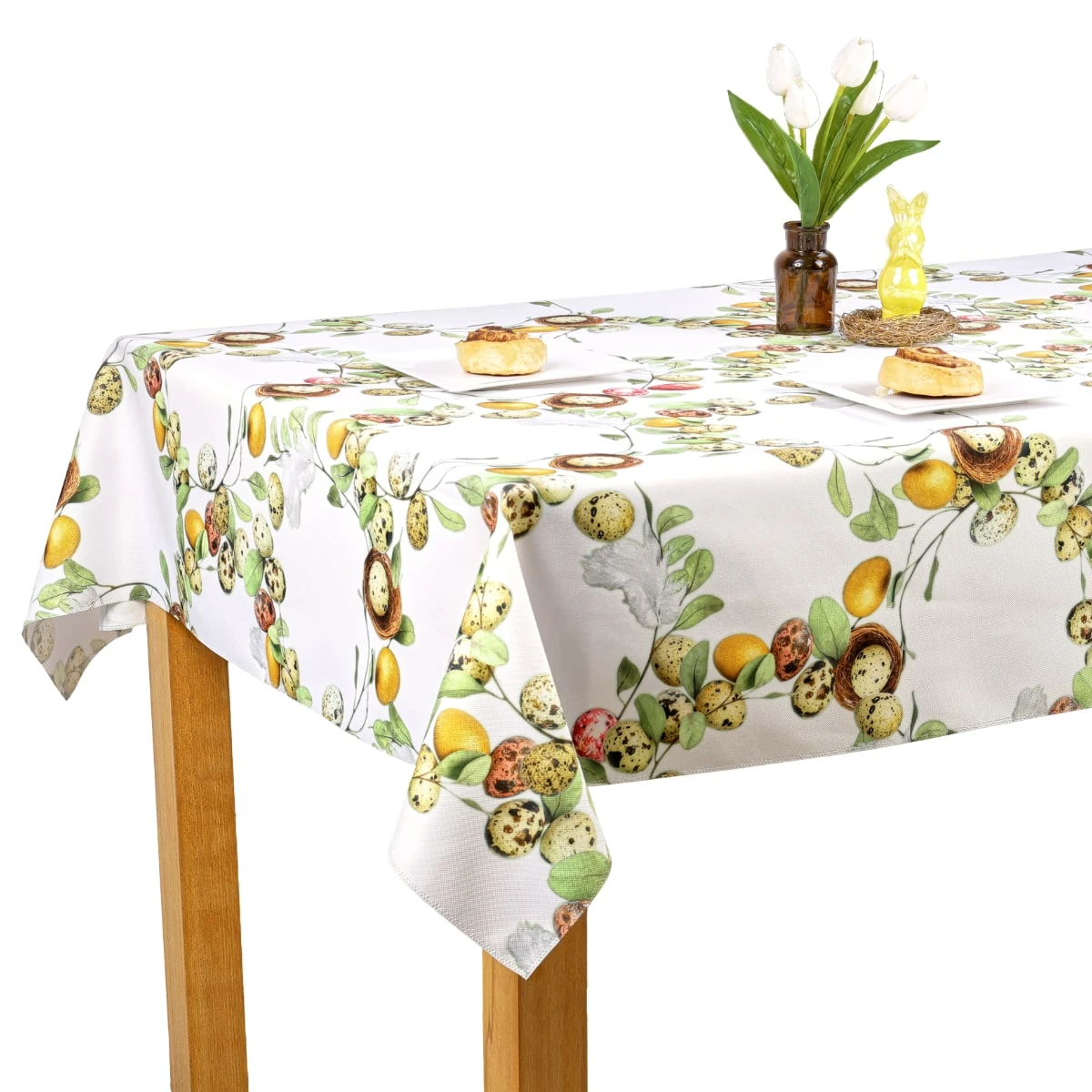 Obrus Wielkanocny Plamoodporny - Pisankowy Wianek - Minos 25