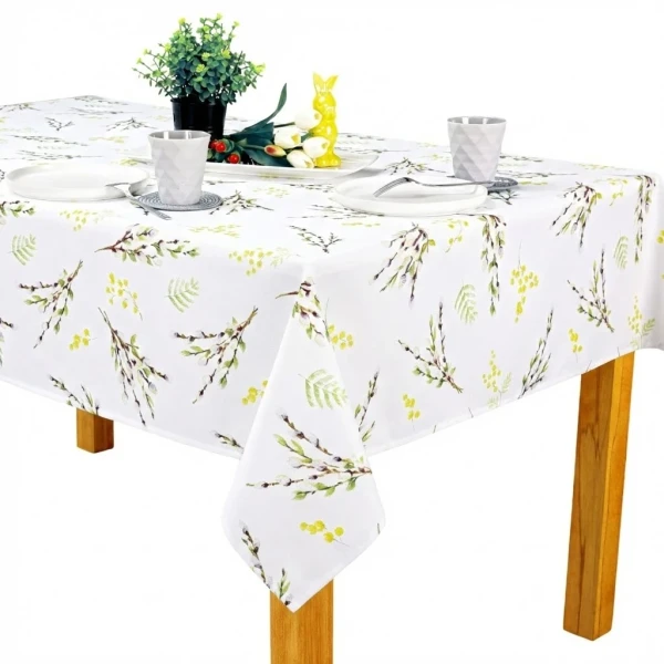 Obrus Wielkanocny Plamoodporny - Wiosenne Bazie - Mauro DPW-