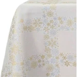 biały + srebrno-złota nitka