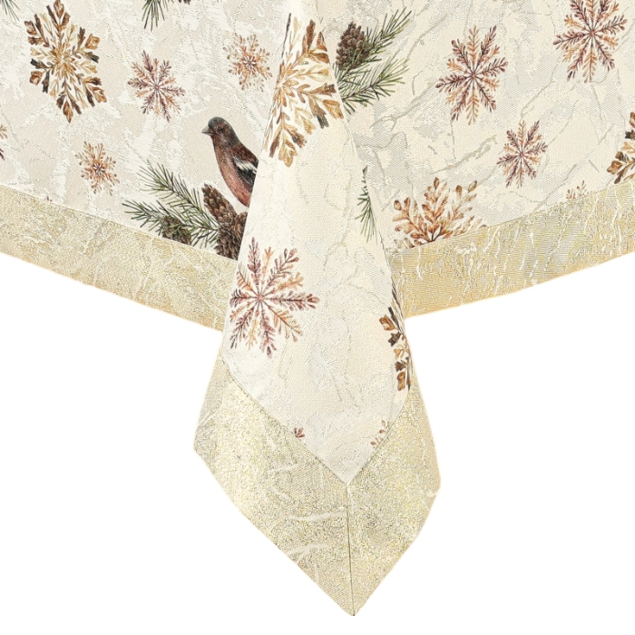 kremowo-złoto-brązowy